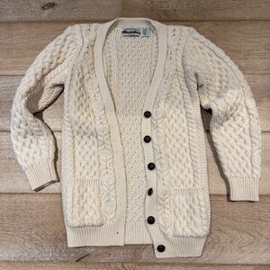 Aran Crafts Ireland 100% Merino Wool Sweater XS Like New
